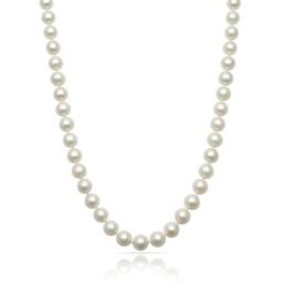FRESHWATER 14KT Yellow Gold Round AA Quality 9MM Freshwater Pearl 18" Necklace