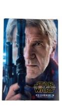 Star Wars The Force Awakens 2015 Double Sided Han and Leia Mini Poster