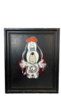 Johnny Vampotna "Key to my Heart" Droopy Oil on Canvas Painting