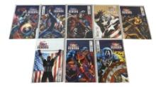 Marvel Captain America Reborn Comic Book Lot with Variant Covers