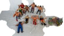 Vintage Wrestling/Body Building Action Toy Figure Collection Lot