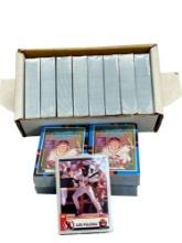 Vintage sealed baseball card collection lot