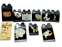DISNEY DISNEYLAND Vintage Trading Pin Collection Lot Limited Edition LE
