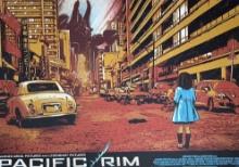 Pacific Rim Mondo Style Movie Poster by James Fosdike Sold Out Rare Poster AP 1/8