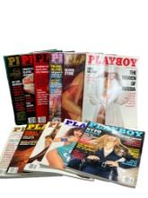 Vintage playboy magazine collection lot