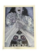 The exorcist Warner Bros. screen print poster sample signed Timothy Pittides