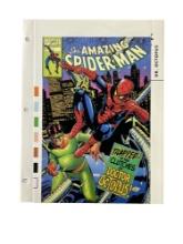 The Amazing Spider-Man Dr. Octopus Marvel Comic Book Printers Proof with Character Designs and Bio