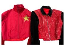 Vintage Red Velvet Jacket