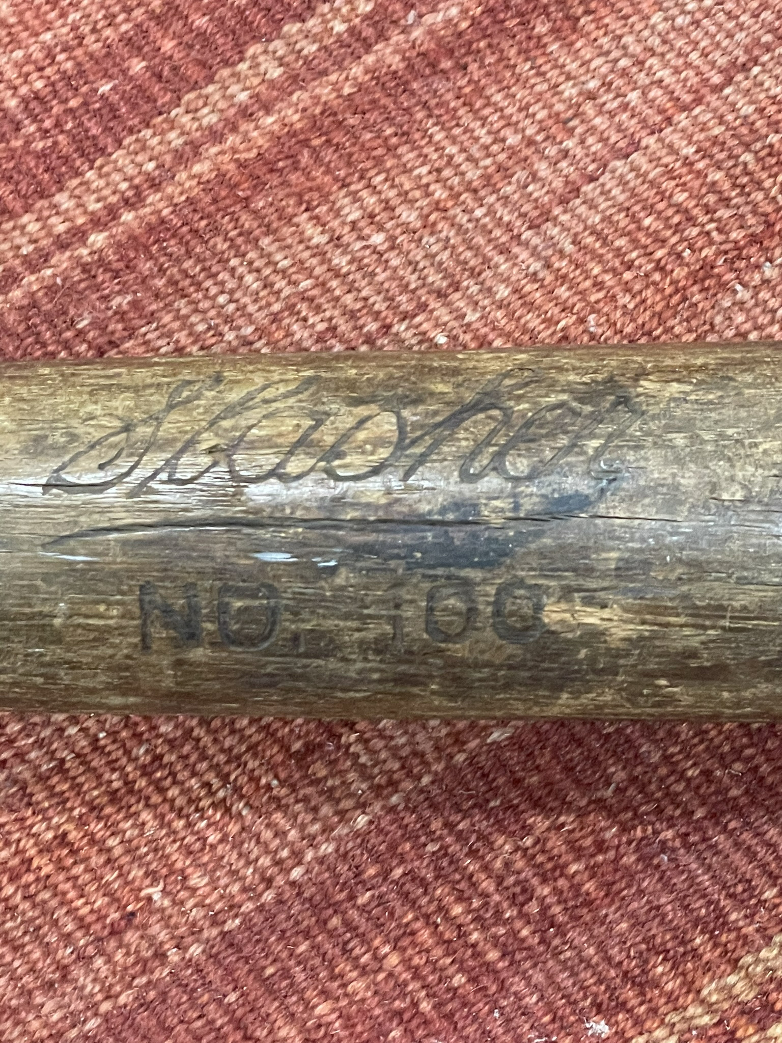 Vintage softball bat