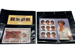 Sheets of Princess Diana & Royal Family stamps