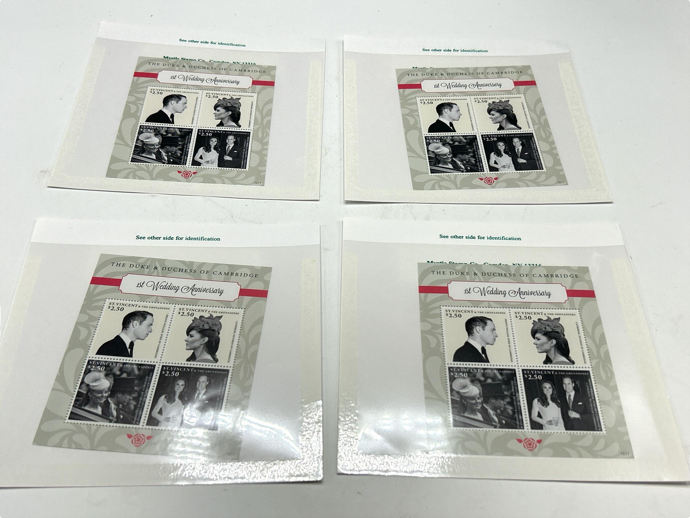 Sheets of Princess Diana & Royal Family stamps