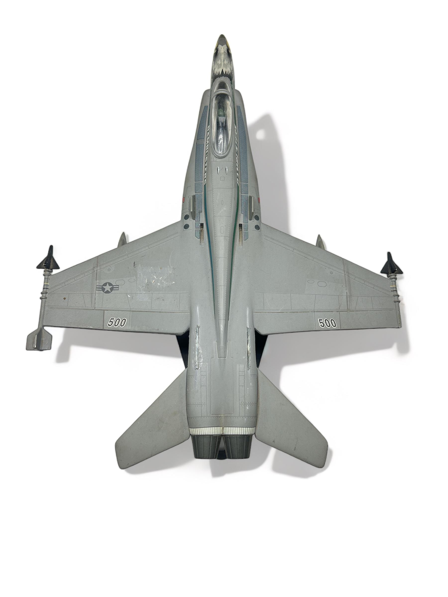 F-18 Hornet die cast model airplane