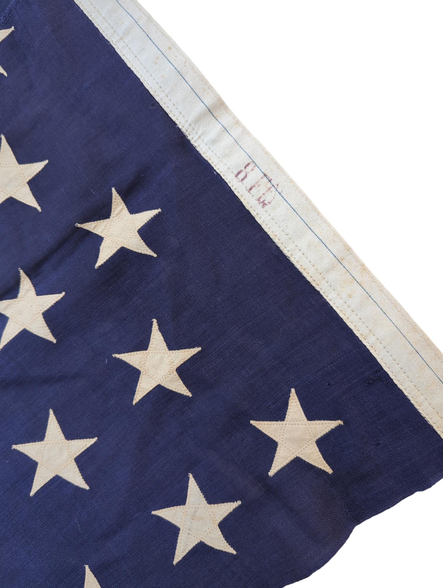 Antique 8 foot American flag