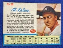 Al Kaline Post Cereal 1960s card