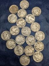 Assorted Buffalo Nickel coins