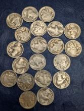 Assorted Buffalo Nickel coins