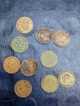 Assorted Indian Head Cent coins