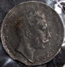 1910 Prussia (Germany) WIlhelm II Drei (3) Mark coin