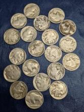 Assorted Buffalo Nickel coins