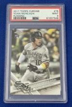 Yoan Moncada 2017 Topps Chrome PSA 9