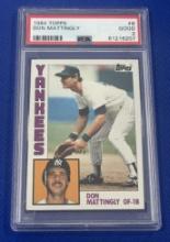 Don Mattingly rookie PSA 2