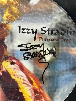 IZZY STRADLIN SIGNED AUTOGRAPH VINYL PICTURE DISC RECORD GUNS N ROSES