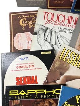 Vintage  erotic nude adult MAGAZINE book collection lot