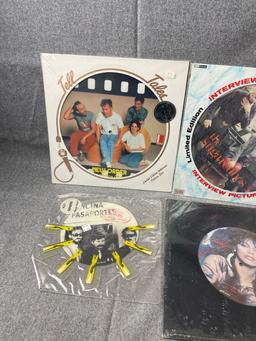 VINTAGE VINYL LP PICTURE DISC COLLECTION LOT