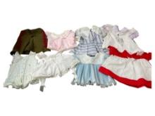 VINTAGE CHILD DOLL CLOTHING COLLECTION LOT