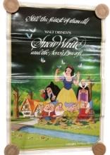 2 Disney Snow White, 1983 posters re-issue