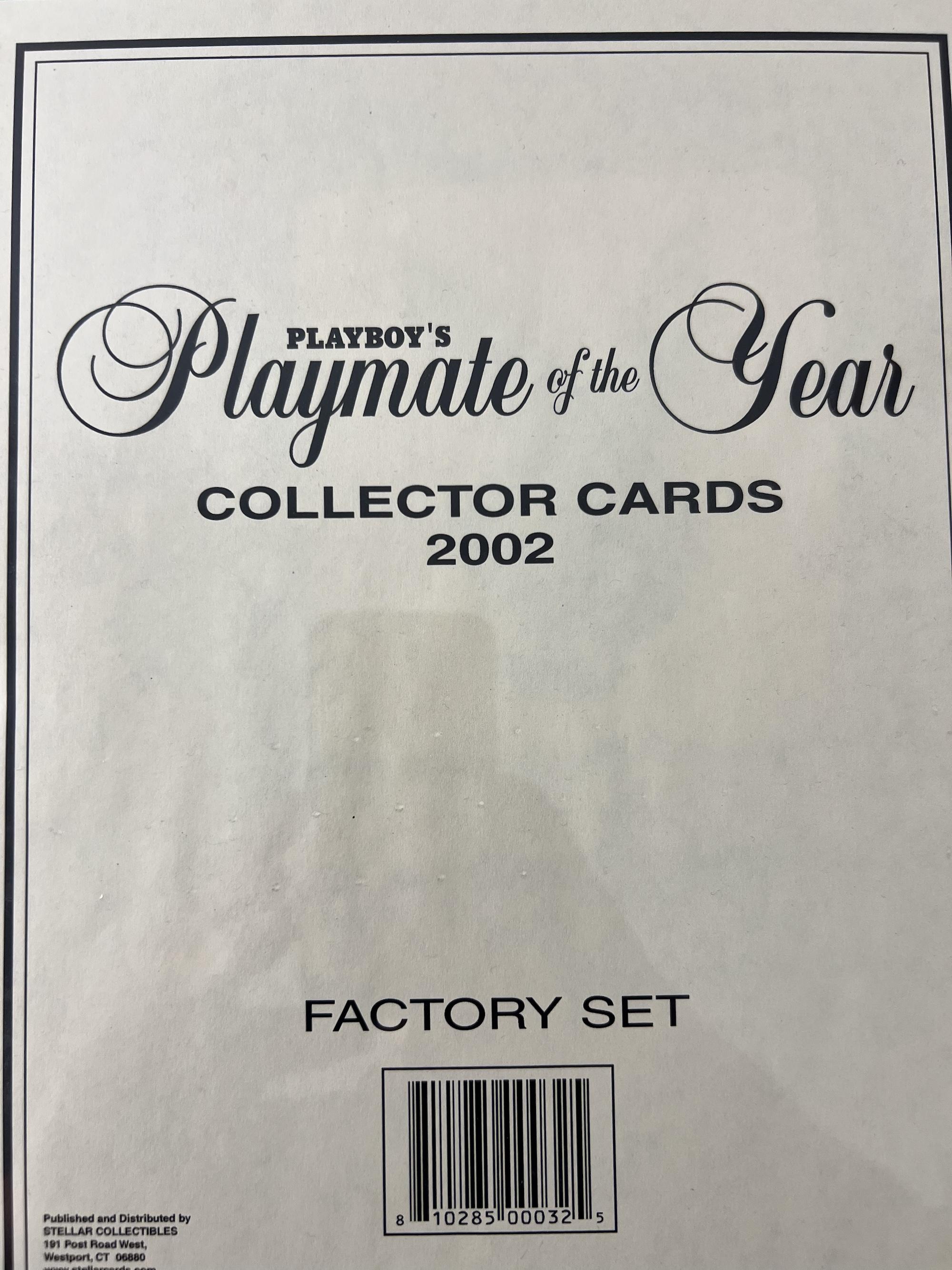 PLAYBOY PLAYMATE OF THE YEAR SEALED CARD FACTORY SET 2002