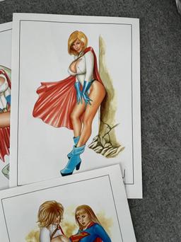 ALEX MIRANDA Signed Print Comic Art Collection Erotic Adult