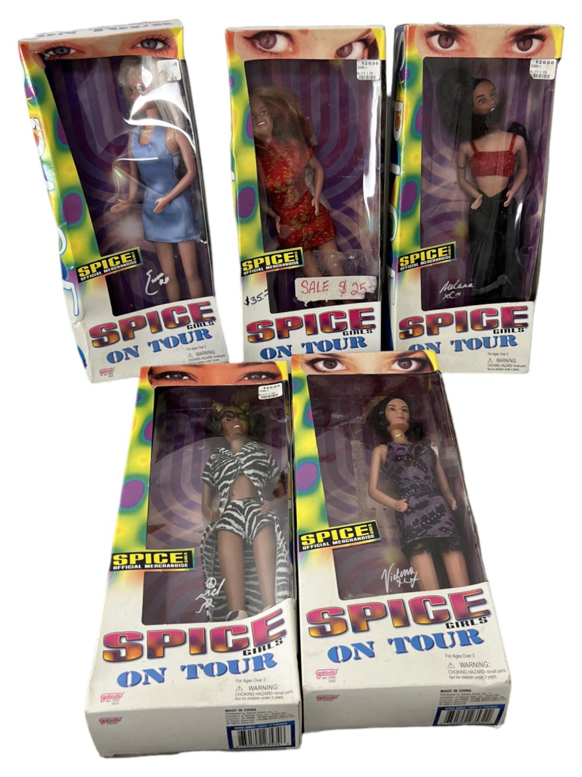 SPICE GIRLS ON TOUR ACTION FIGURE DOLL COLLECTION