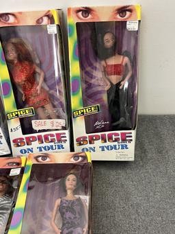 SPICE GIRLS ON TOUR ACTION FIGURE DOLL COLLECTION