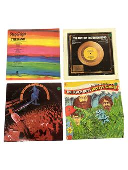 VINTAGE BEACH BOYS  & MORE LP VINYL DISC COLLECTION LOT