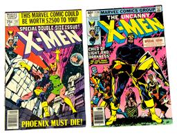 X-MEN # 137 136 MARVEL VINTAGE COMIC BOOK COLLECTION LOT