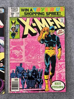 X-MEN # 139 138 MARVEL VINTAGE COMIC BOOK COLLECTION LOT