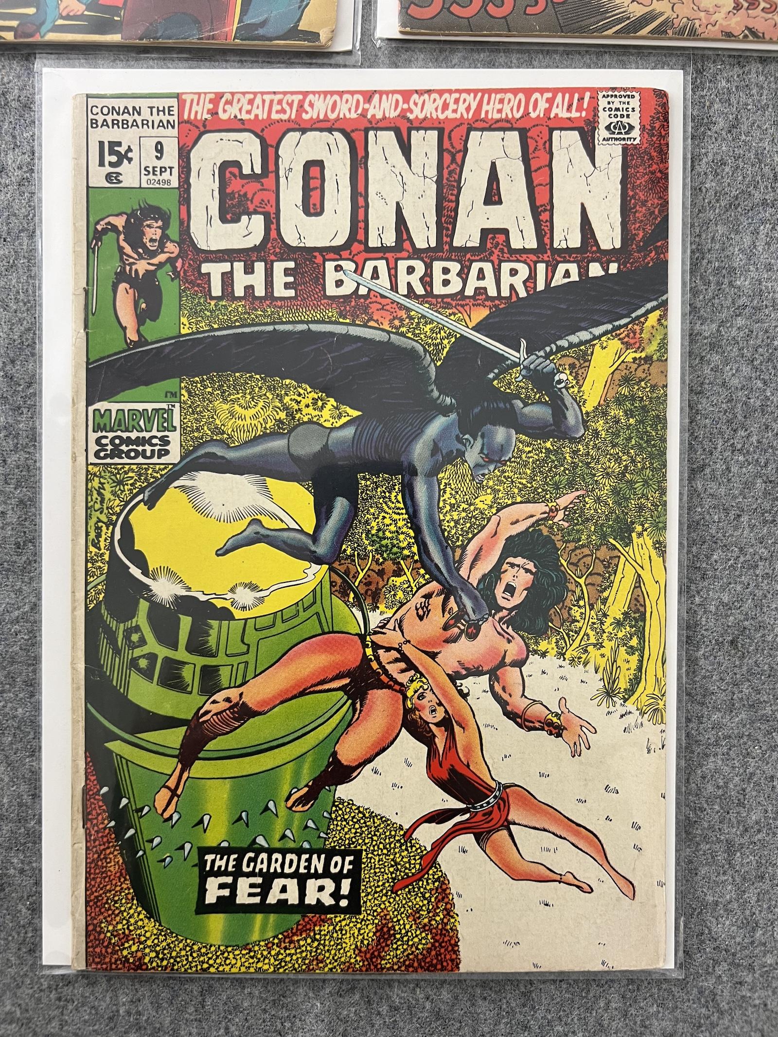 VINTAGE COMIC BOOK COLLECTION LOT Conan the barbarian 9 strange tales  Jimmy Olsen