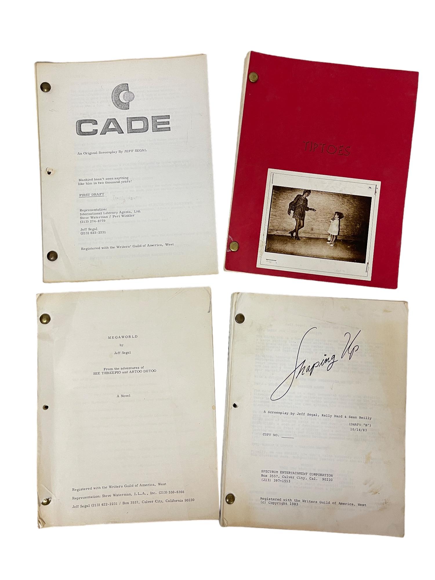 Vintage Sci Fi Script Collection Lot