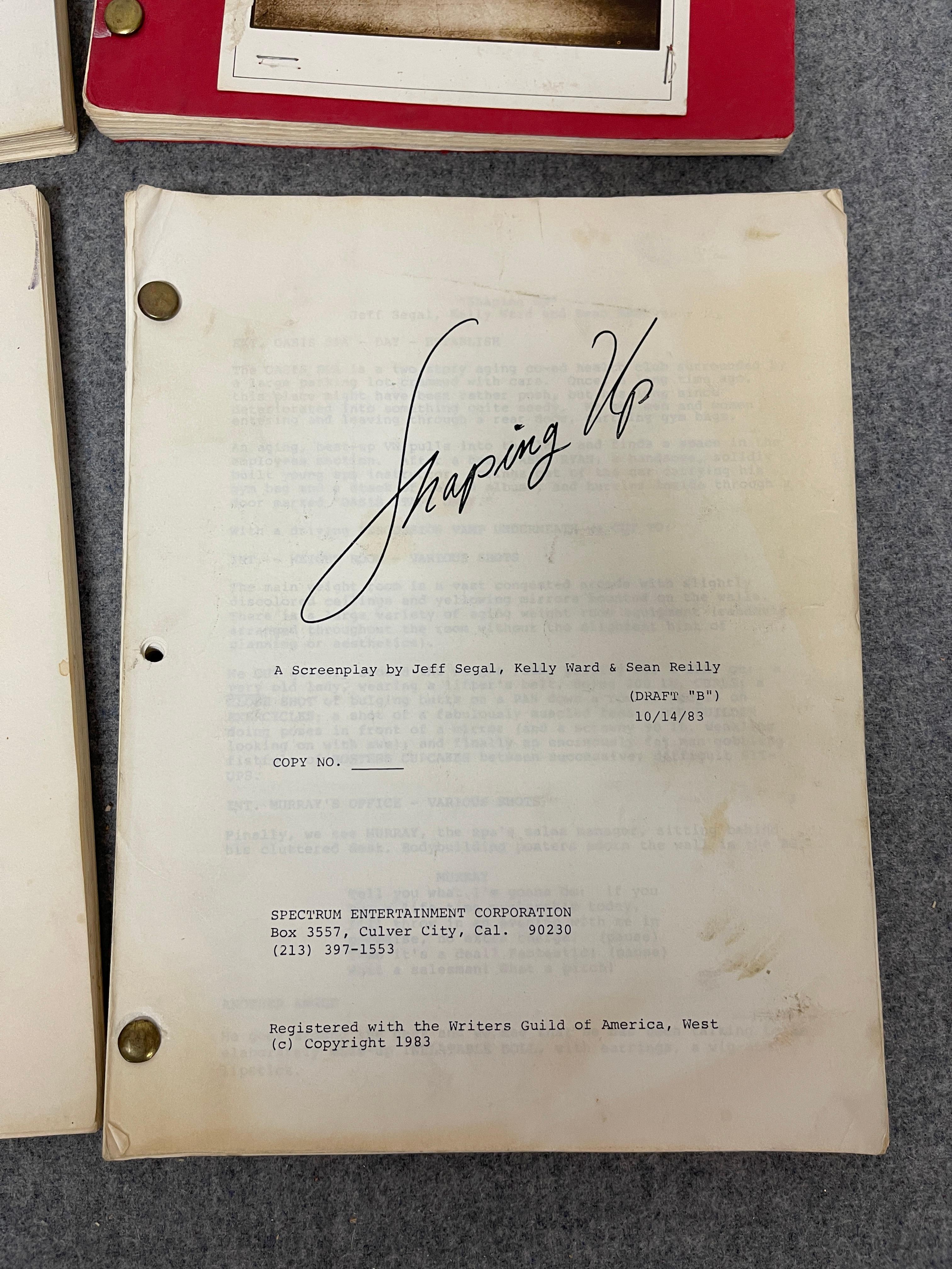 Vintage Sci Fi Script Collection Lot