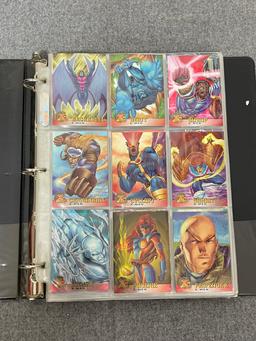 Vintage X Men Trading Card Collection Lot in Binder