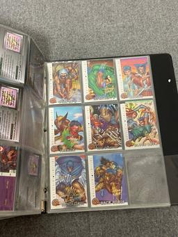 Vintage X Men Trading Card Collection Lot in Binder