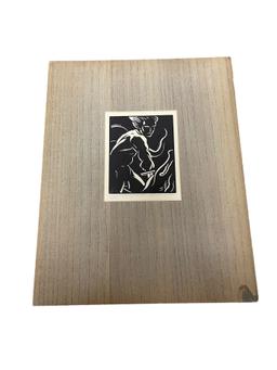 Stephen de Hospodar (1902-1958) 1930'S WPA Era Woodblock Print "Sigfried Slaying the Dragon" 95/100