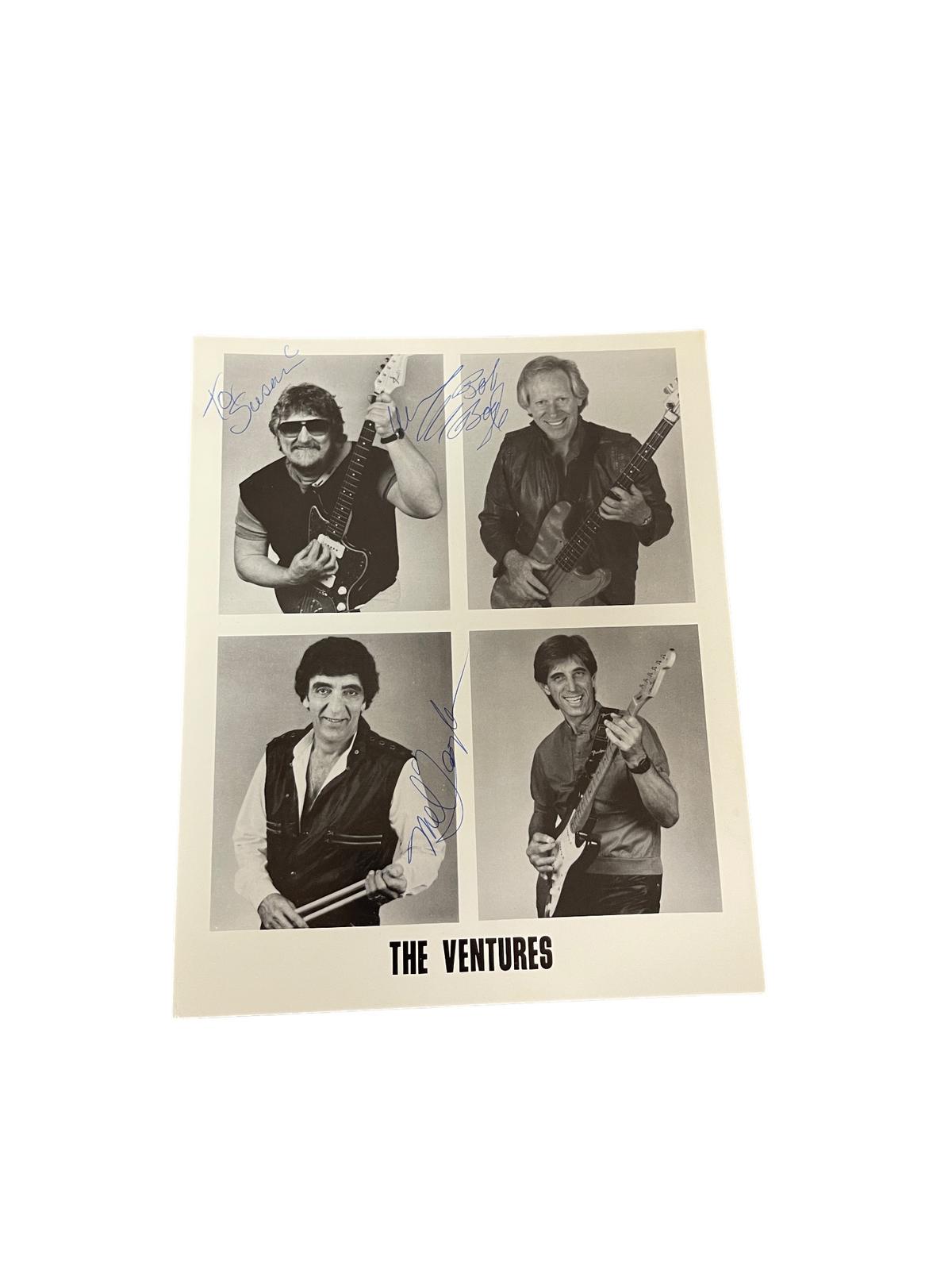 Vintage The Ventures Signed Autograph 8X10