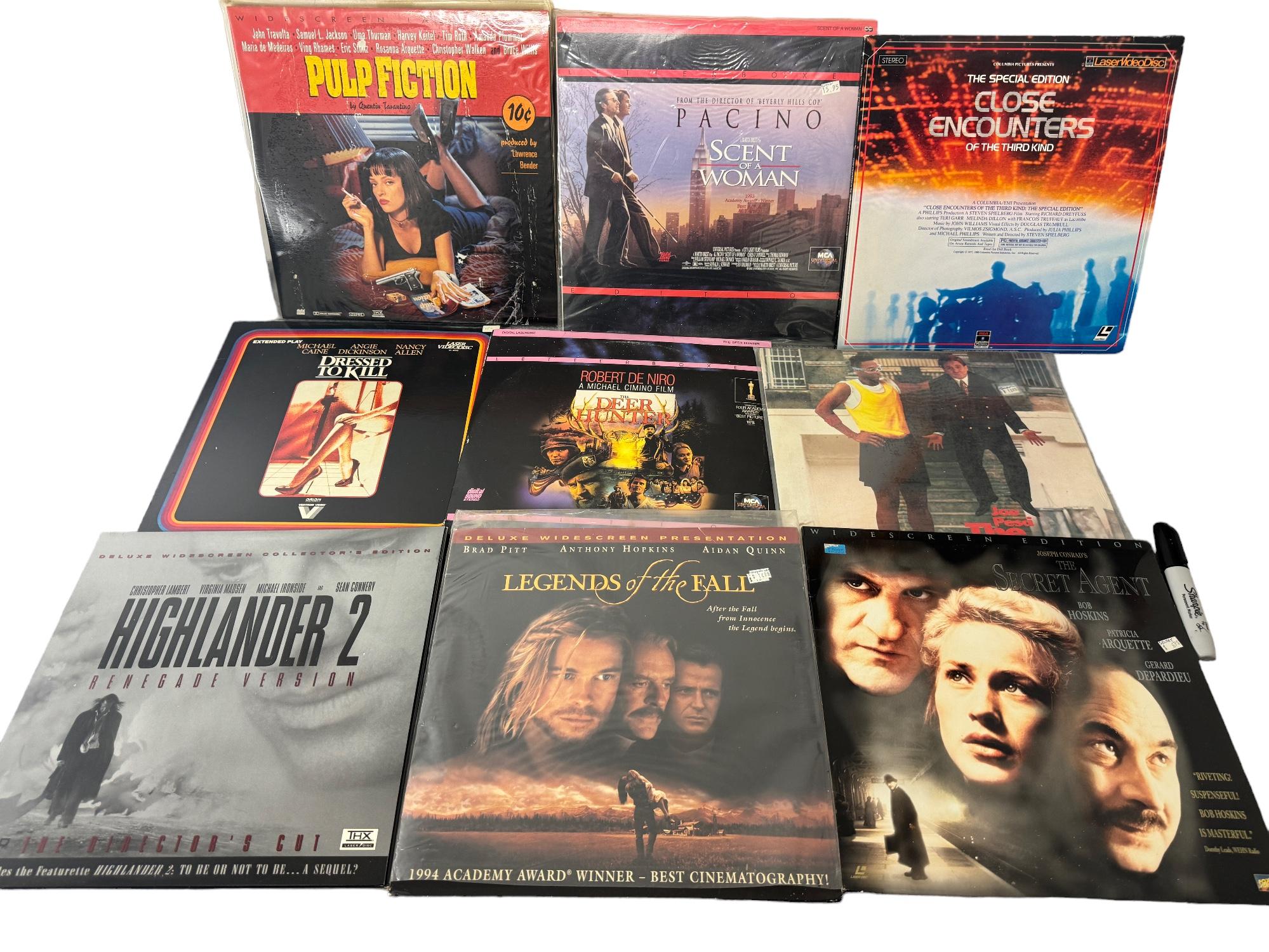 Vintage Movie Soundtrack Laserdisk Collection Lot