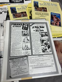 Vintage Erotic Storyboard Production Magazine Adult Paper Lot