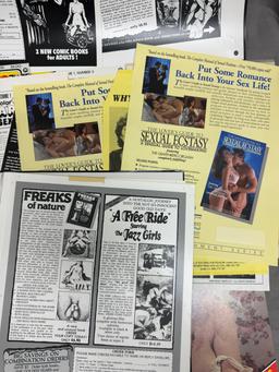 Vintage Erotic Storyboard Production Magazine Adult Paper Lot