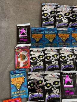 Vintage Sealed Pack Trading Card Collection Lot