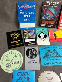 Vintage Backstage Pass Collection Rock Pop Music