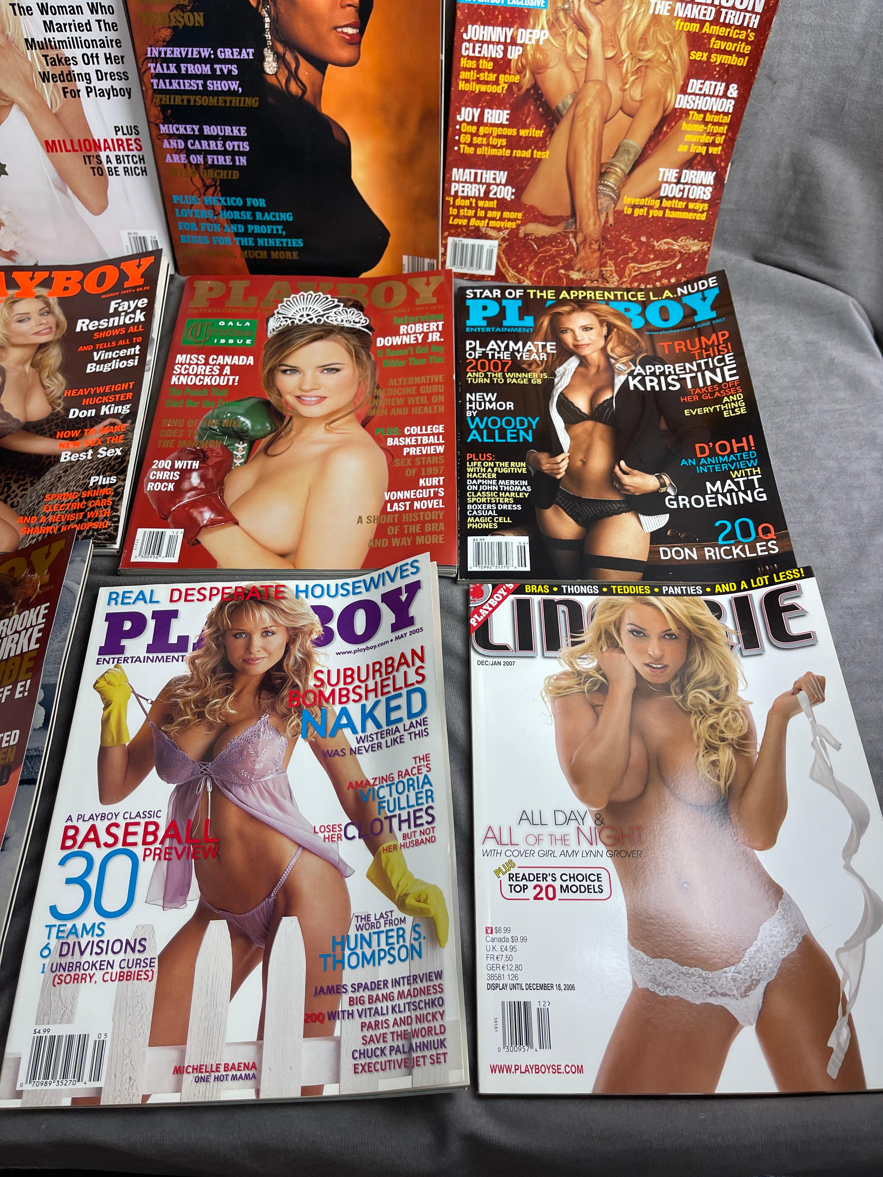 Playboy Magazine Collection Lot